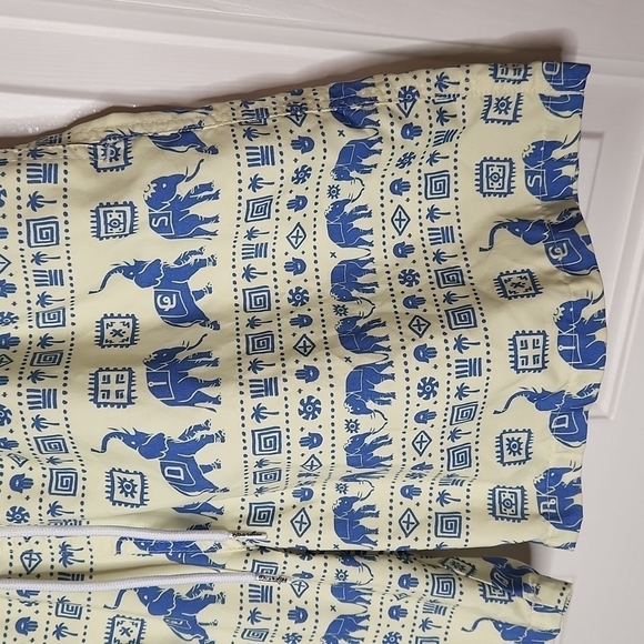 Boardies Yellow & Blue Elephant Print Mesh Lined Swim Trunk Shorts Men’s… - Picture 2 of 10